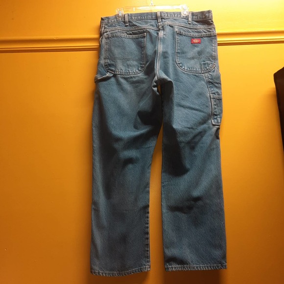 Dickies Men's Denim Carpenter Work Jeans 38 x 30 - Picture 2 of 6